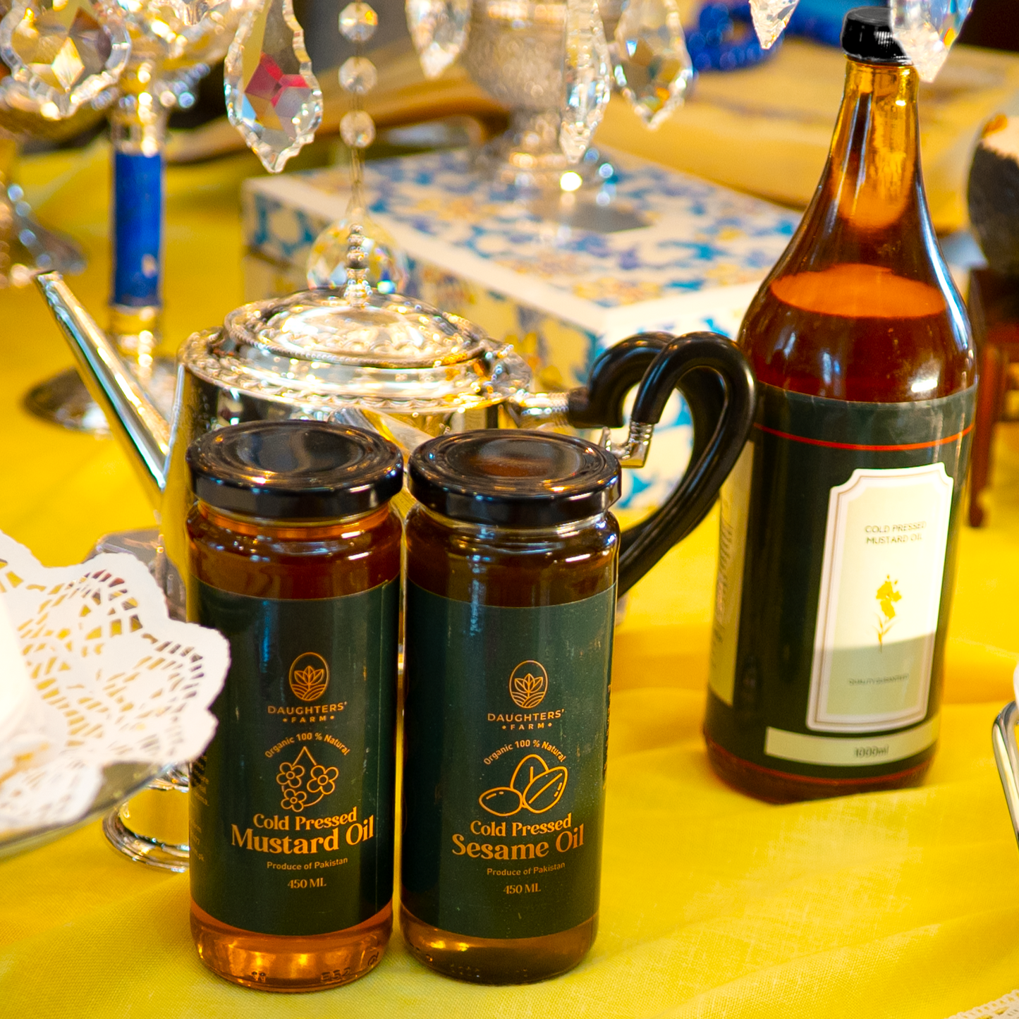 Pure Cold Pressed Mustard Oil